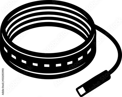 camera lens isolated on white