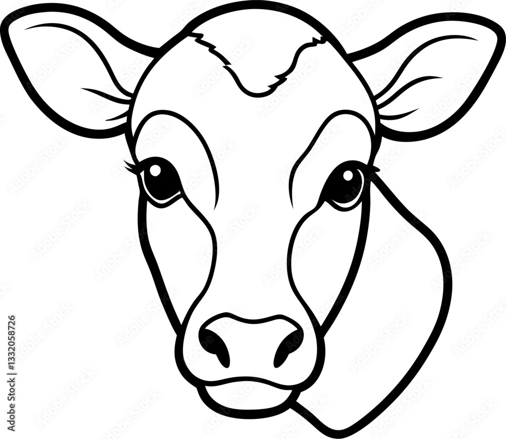 custom made wallpaper toronto digitalfunny cow vector illustration