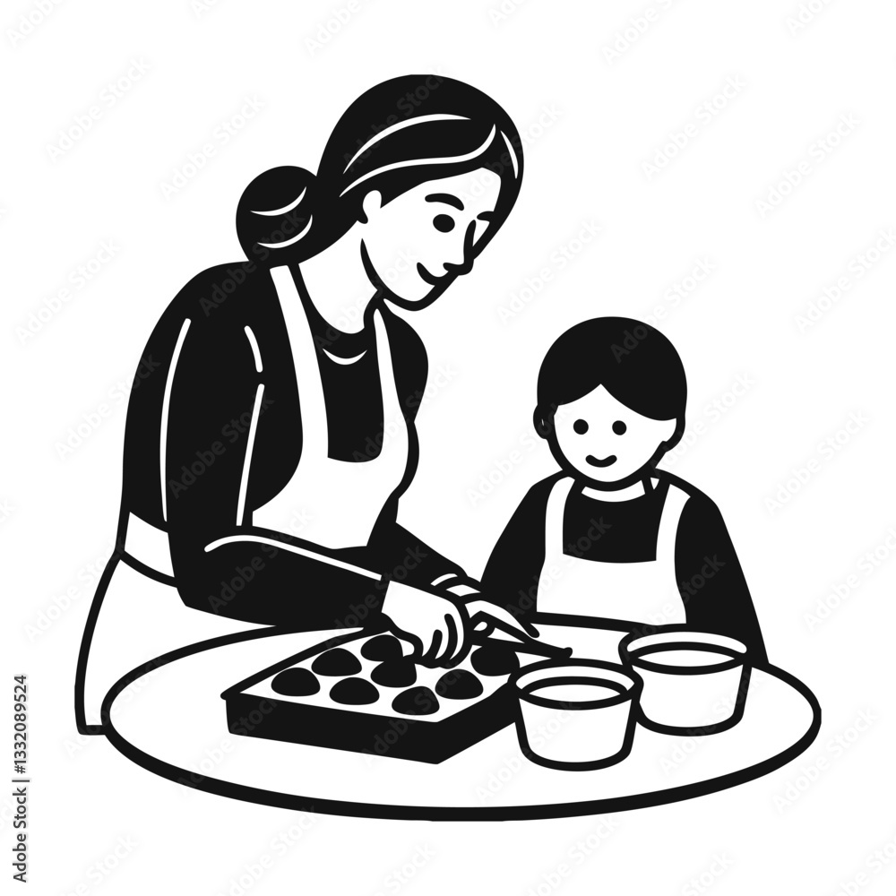 mother and children mother and children