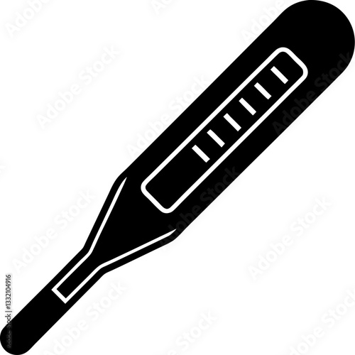 vector illustration of a thermometer