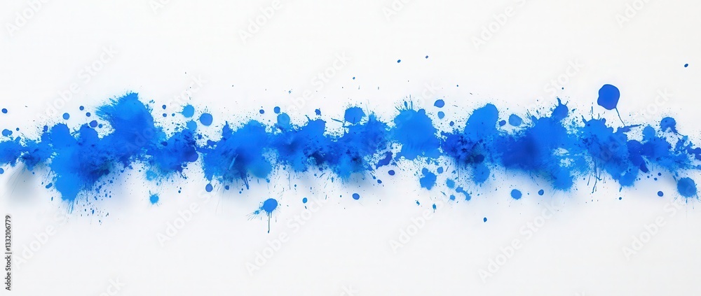 A vibrant splash of blue paint on a white background, creating an abstract and artistic visual effect. A vibrant splash of blue paint on a white background, creating an abstract and artistic visual effect.