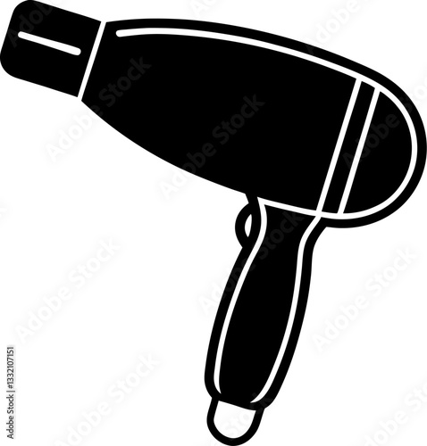 hair dryer vector illustration