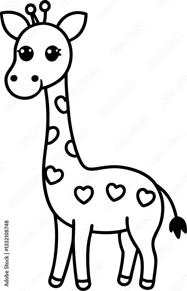giraffe vector icon giraffe vector icon