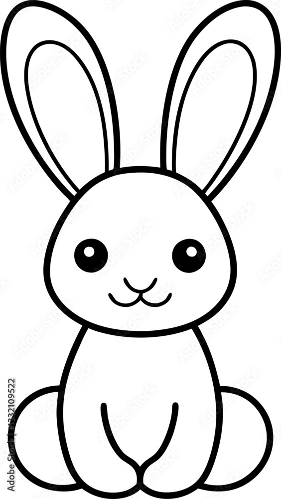 rabbit with carrot vector icon rabbit with carrot vector icon