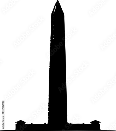 silhouette of the rocket