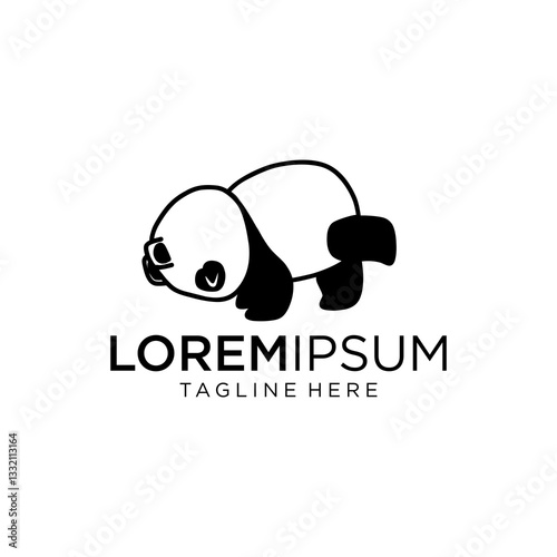 With its crouching position, this logo conveys calmness and gentleness, perfect for businesses looking to project a sense of security or care.