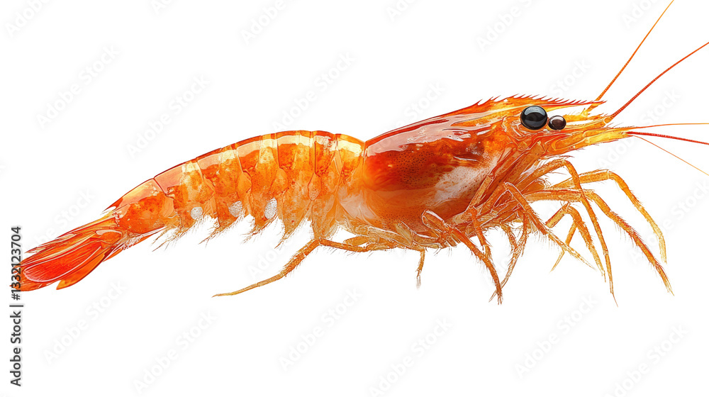 custom made wallpaper toronto digitalSucculent Shrimp: A delectable, vibrant, and cooked shrimp isolated