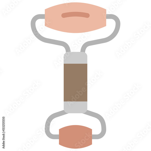 jade roller flat icon