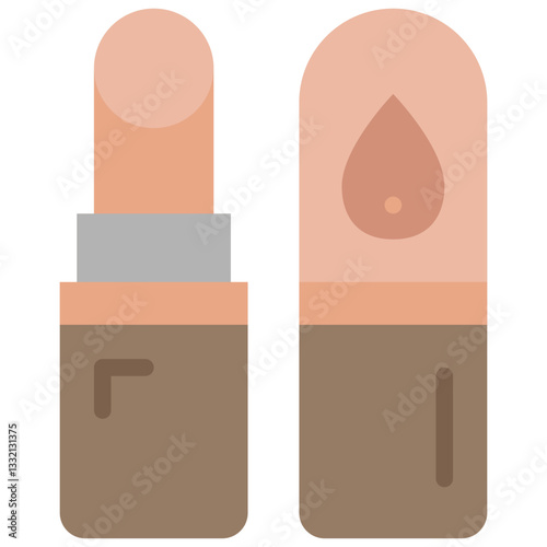 lip balm flat icon