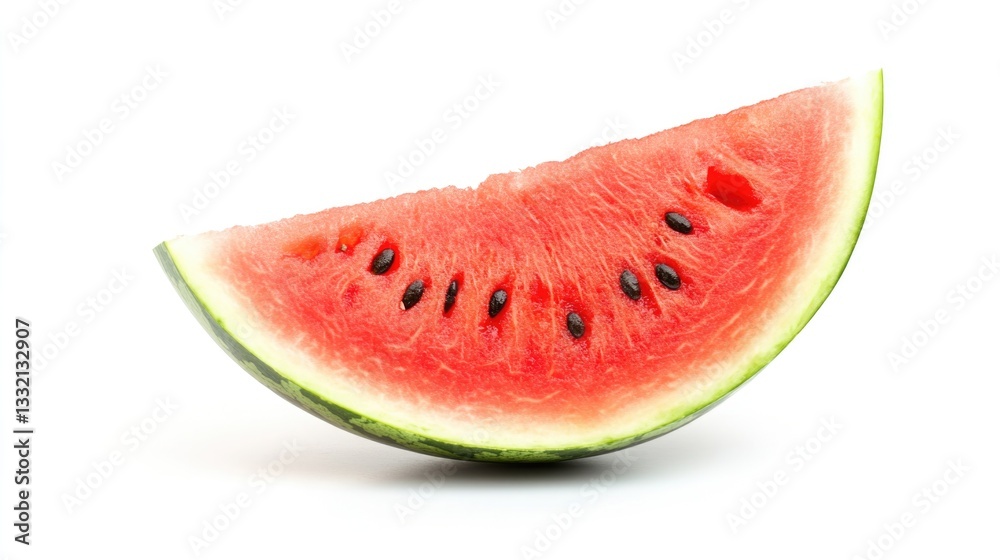 Watermelon isolated on white background, full depth of field Watermelon isolated on white background, full depth of field