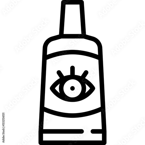 eye cream line icon
