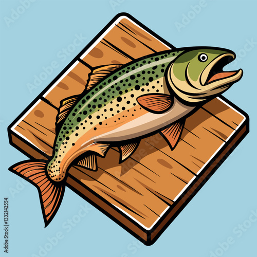  Freshly caught-wild-trout-which-has-been caught