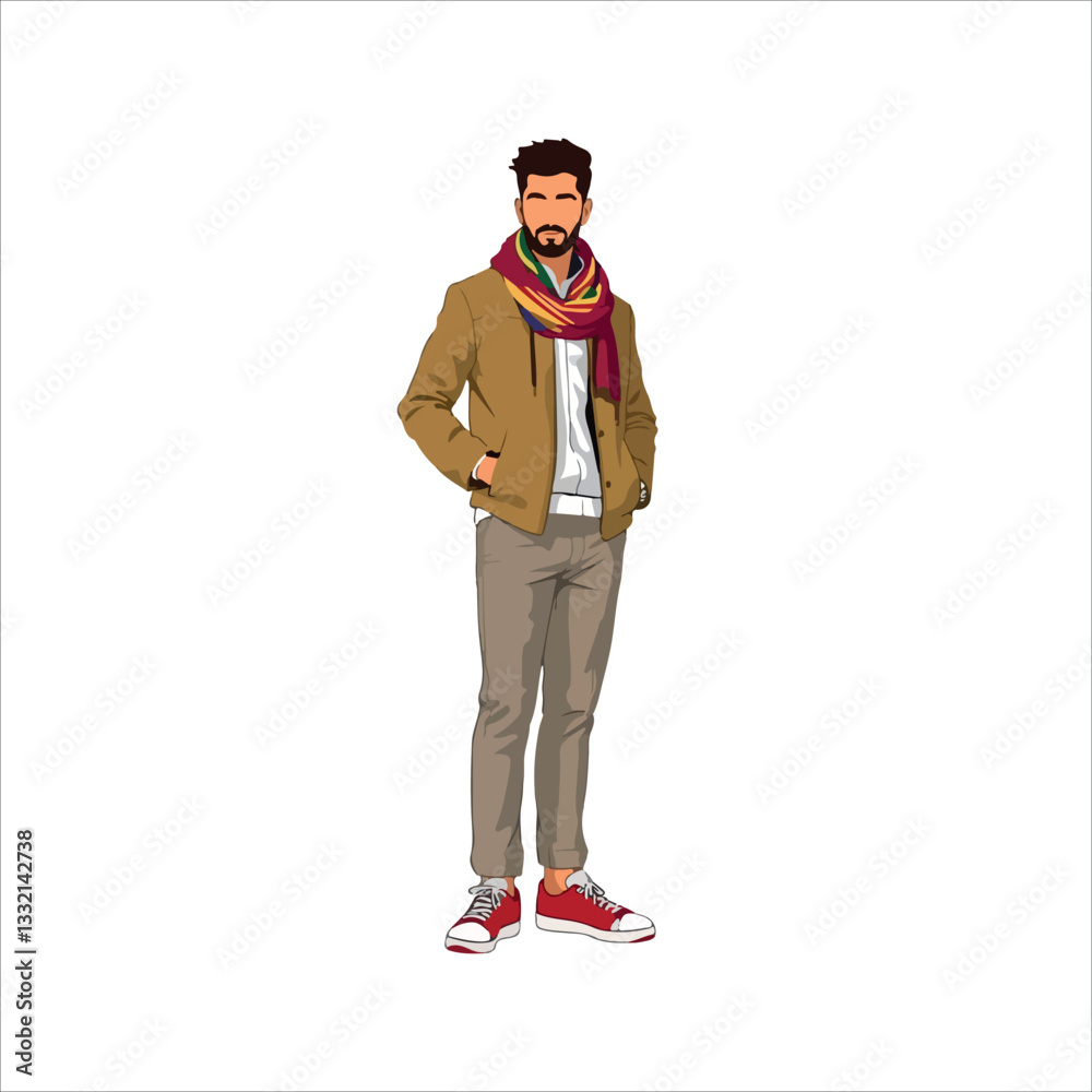 Obraz premium Modern Arab Street Style