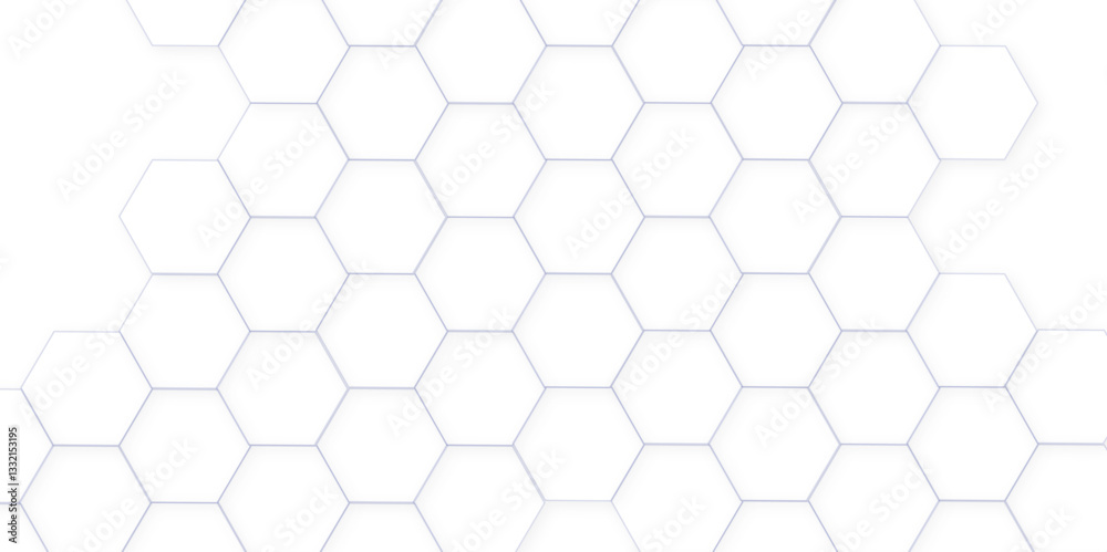 Abstract Vector seamless 3d creative white hexagons backdrop background. geometric white grid emboss hexagonal background, technology mesh cell seamless pattern. Abstract Vector seamless 3d creative white hexagons backdrop background. geometric white grid emboss hexagonal background, technology mesh cell seamless pattern.