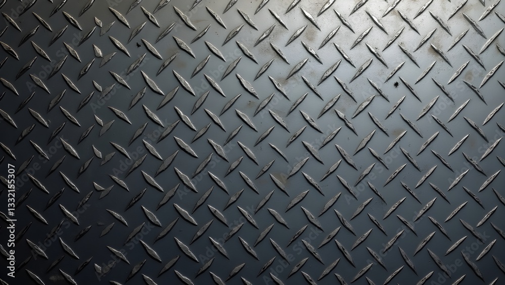 AI GENERATE, Heavy-duty diamond plate steel, embossed with deep patterns. AI GENERATE, Heavy-duty diamond plate steel, embossed with deep patterns.