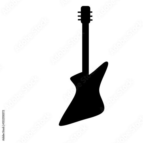 Guitars silhouette vector arts
