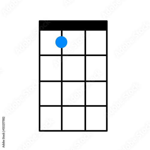 Wallpaper Mural Ukulele Chords Vector Torontodigital.ca