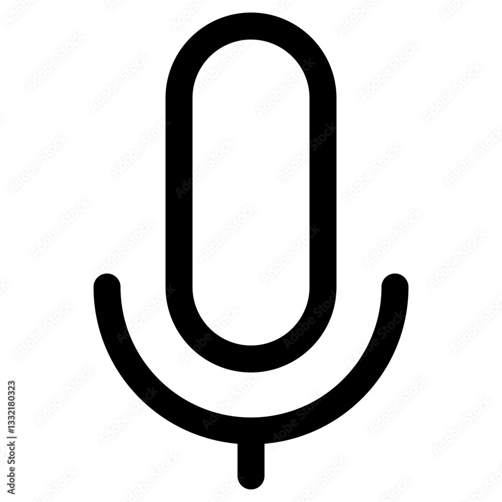 microphone outline icon microphone outline icon