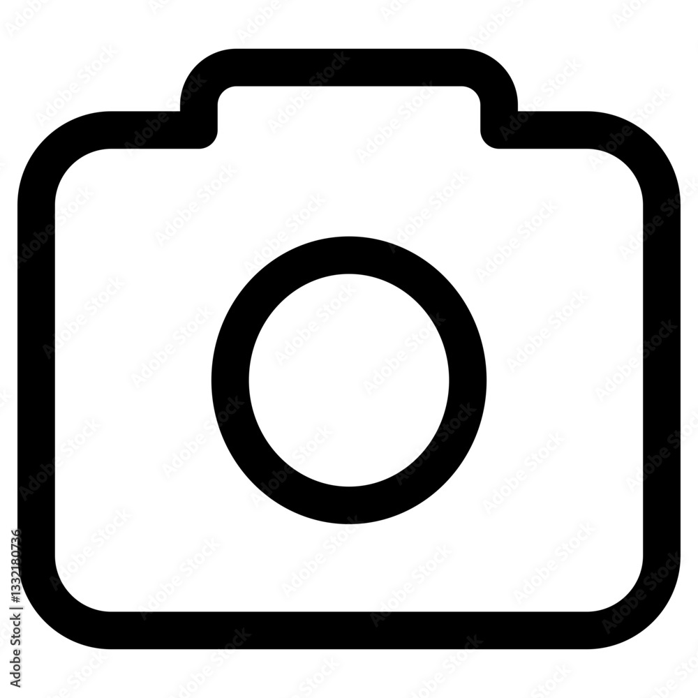 camera outline icon camera outline icon