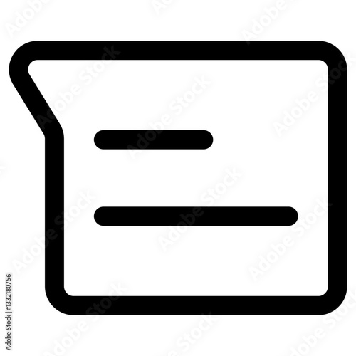 chat outline icon