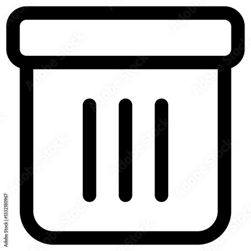 trash outline icon