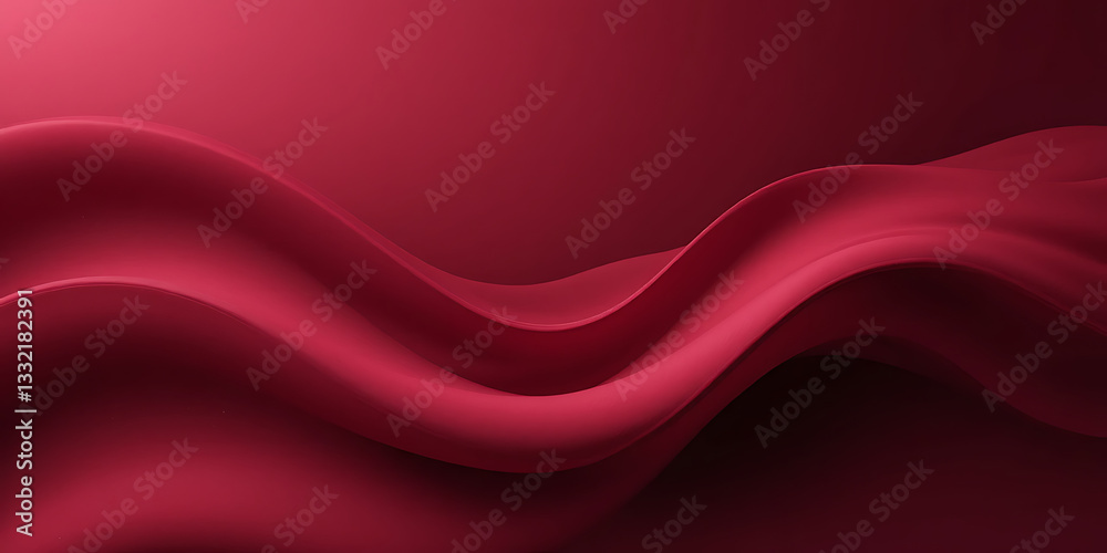 A luxurious, flowing red fabric with smooth, wavy folds that resemble soft dunes. The deep crimson hue enhances the richness of the texture, creating a sense of elegance and sophistication. The lighti A luxurious, flowing red fabric with smooth, wavy folds that resemble soft dunes. The deep crimson hue enhances the richness of the texture, creating a sense of elegance and sophistication. The lighti
