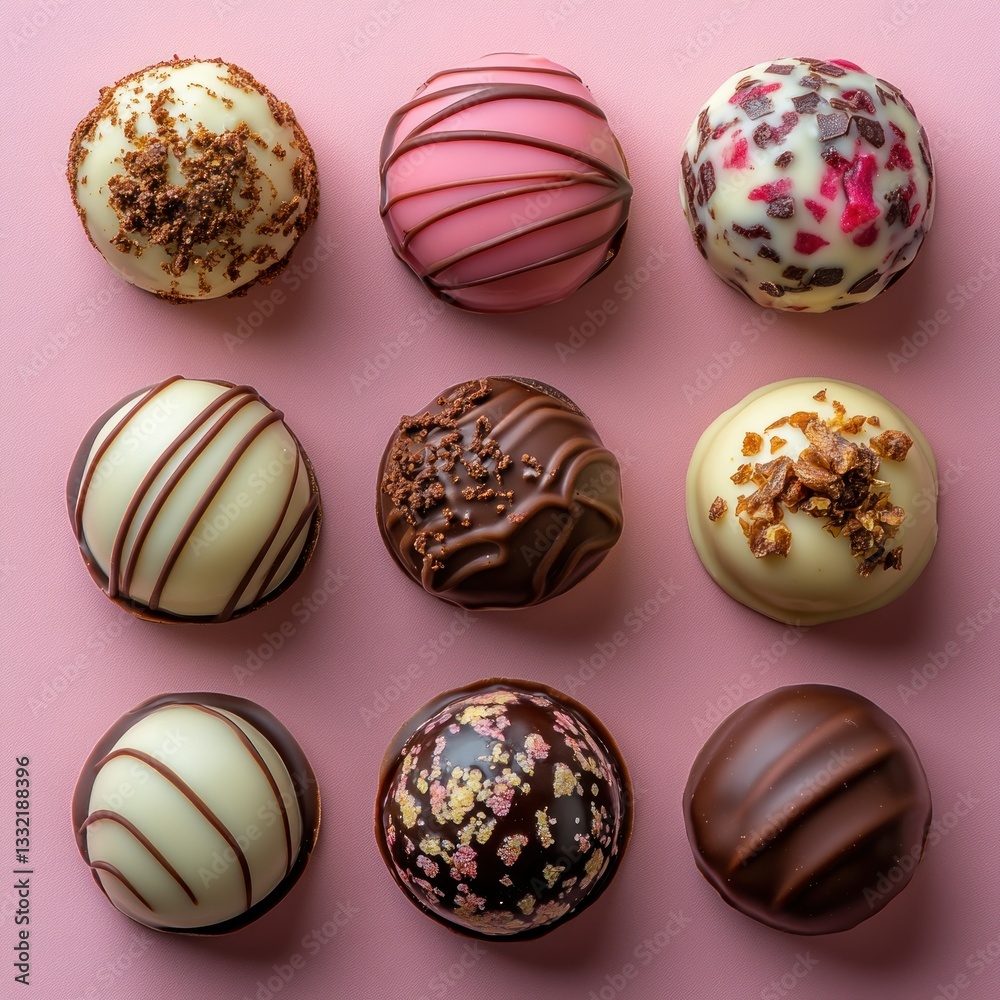 Obraz premium Assorted chocolate truffles (3)