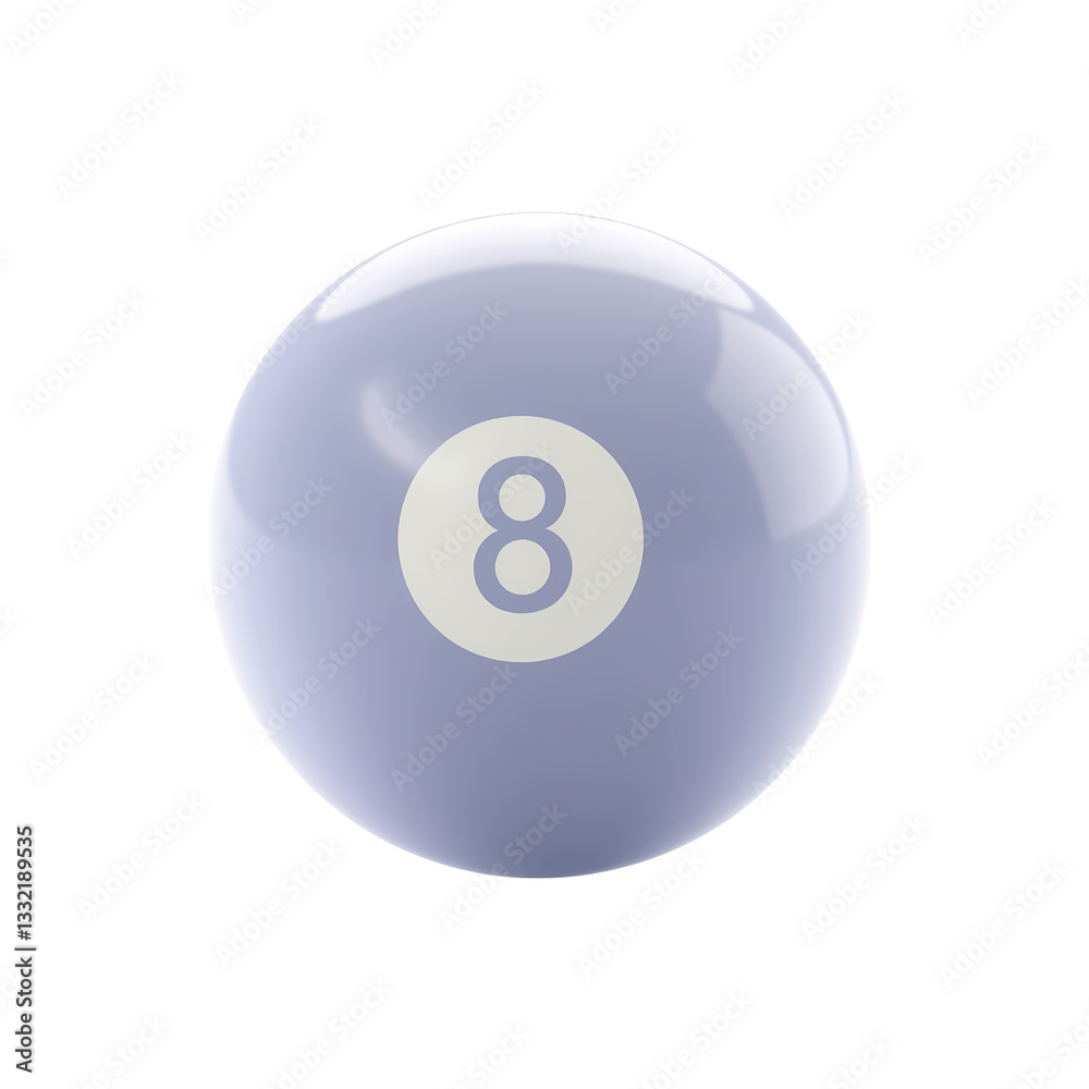 3D Render billiard ball sports Illustration with transparant background 3D Render billiard ball sports Illustration with transparant background