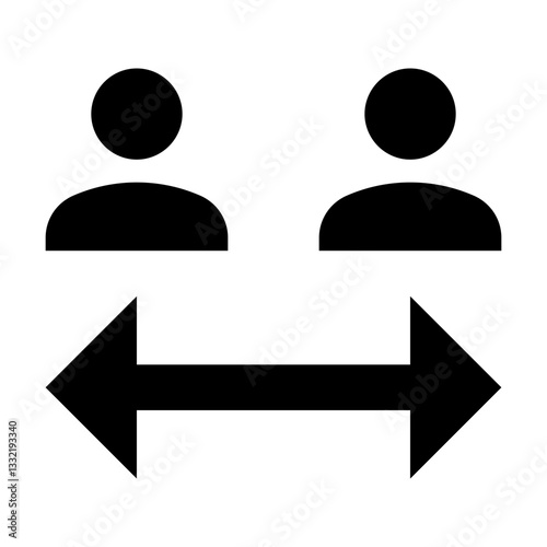 Social Distancing Icon
