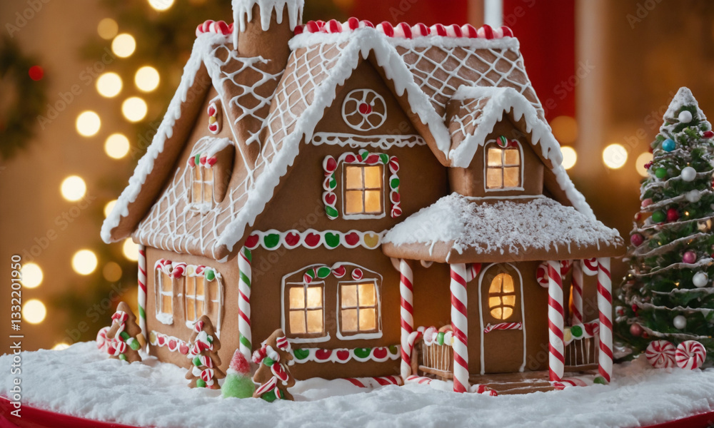 gingerbread house in the snow gingerbread house in the snow