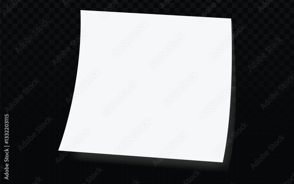 Blank white paper vector, a globally recognized symbol of creativity. Clean, simple design, ideal for notes or art. Realistic 3D effect, versatile for any purpose. Represents a universal canvas Blank white paper vector, a globally recognized symbol of creativity. Clean, simple design, ideal for notes or art. Realistic 3D effect, versatile for any purpose. Represents a universal canvas