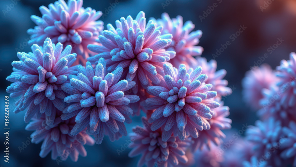 Molecular model with intricate details showcasing the science behind medicine. Molecular model with intricate details showcasing the science behind medicine.