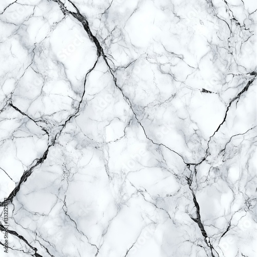 Elegant white marble with natural veins and timeless texture for sophisticated interior designs