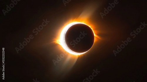 Total Solar Eclipse, Dark Sky, Sun, Dramatic View