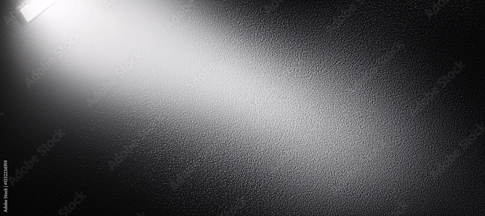 Abstract Dark Background with Bright Spotlight and Textured Surface Abstract Dark Background with Bright Spotlight and Textured Surface