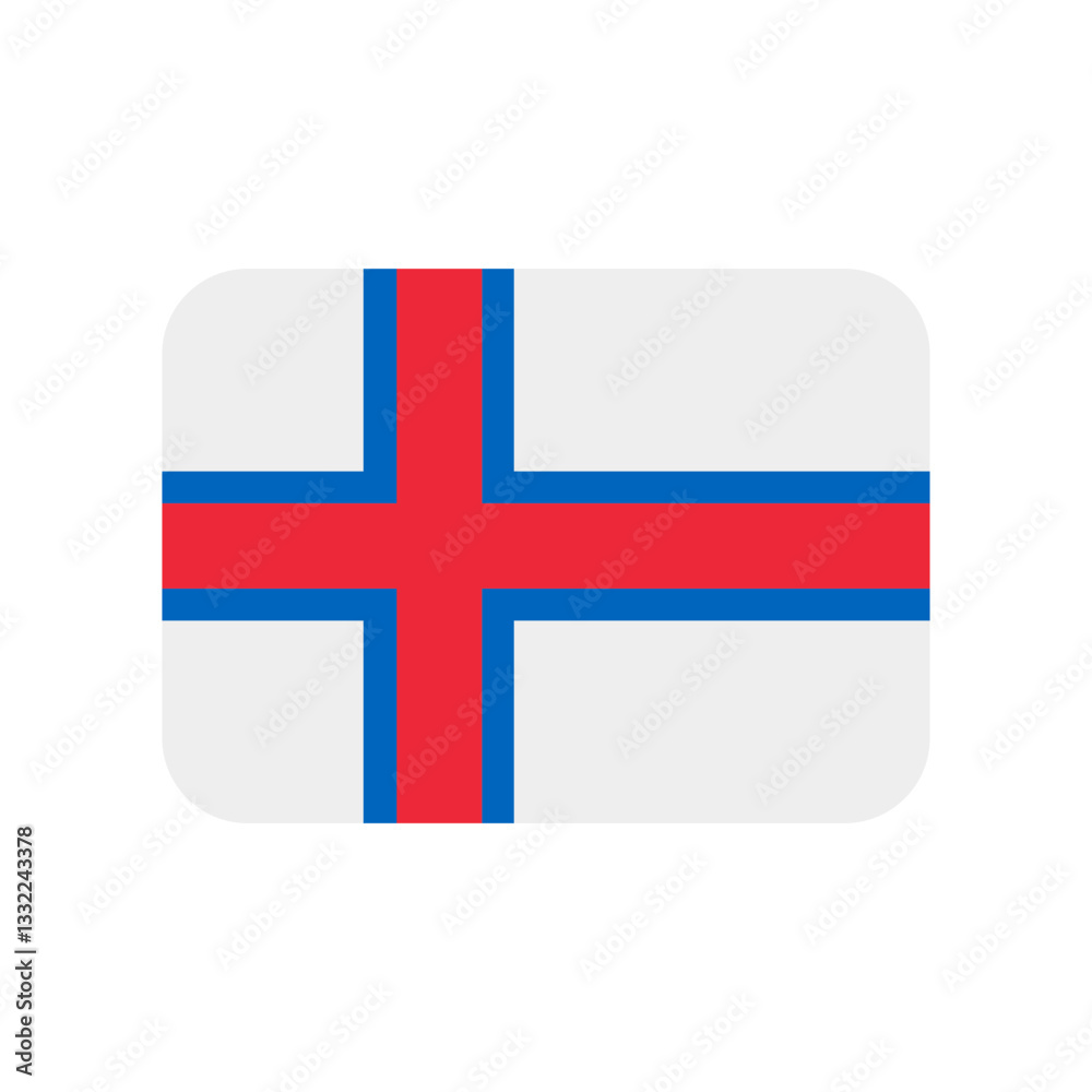 Obraz premium Faroe Islands Flag