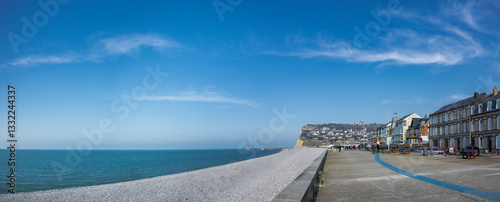 Promenade von Fécamp in der Normandie