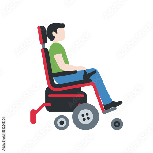 Electric Wheelchair User

