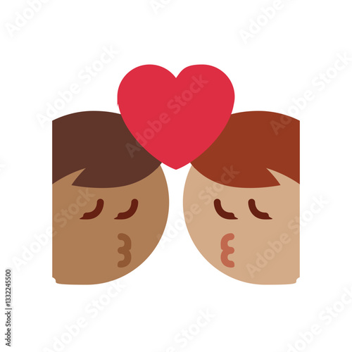 Kissing Men
