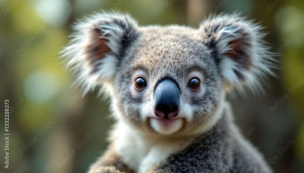 Fototapeta premium Adorable Koala Close Up Cute Australian Wildlife Photo