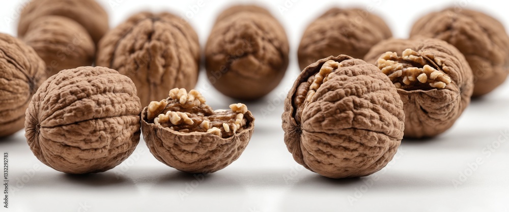 Walnuts. Healthy produce, source of omega 3 fatty acids.