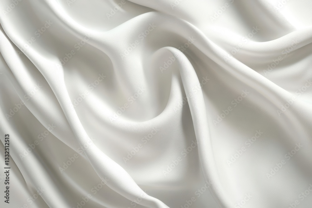 An image featuring a smooth flowing white fabric An image featuring a smooth flowing white fabric