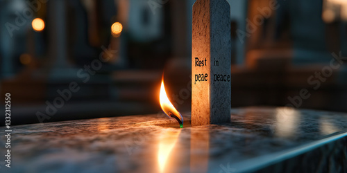 Lit Candle and 