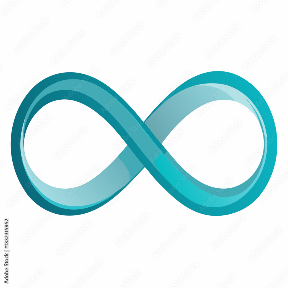 minimalist infinity loop with smooth curves minimalist infinity loop with smooth curves