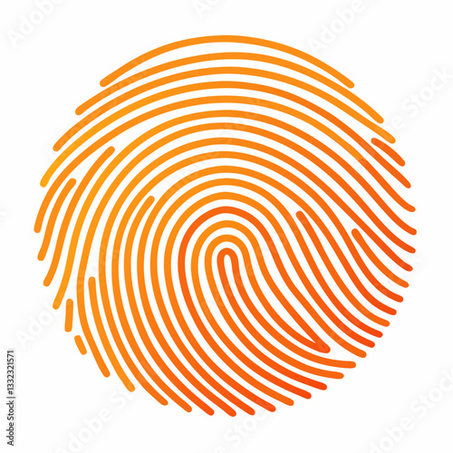 abstract fingerprint pattern with fine line art, investigation 