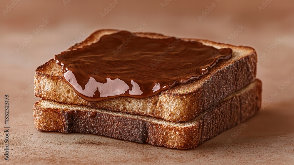Essential peanut spreader on a wooden surface ready for spreading delicious nutty flavor on toast for breakfast Essential peanut spreader on a wooden surface ready for spreading delicious nutty flavor on toast for breakfast