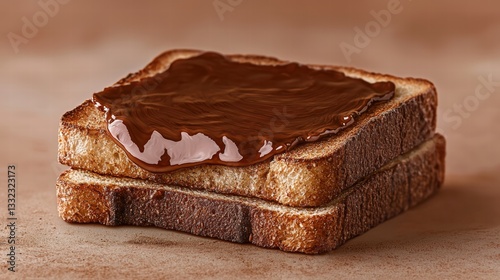 Essential peanut spreader on a wooden surface ready for spreading delicious nutty flavor on toast for breakfast