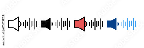 Audible  Icon Set Multiple Style Collection
