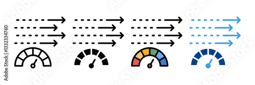 Velocity  Icon Set Multiple Style Collection