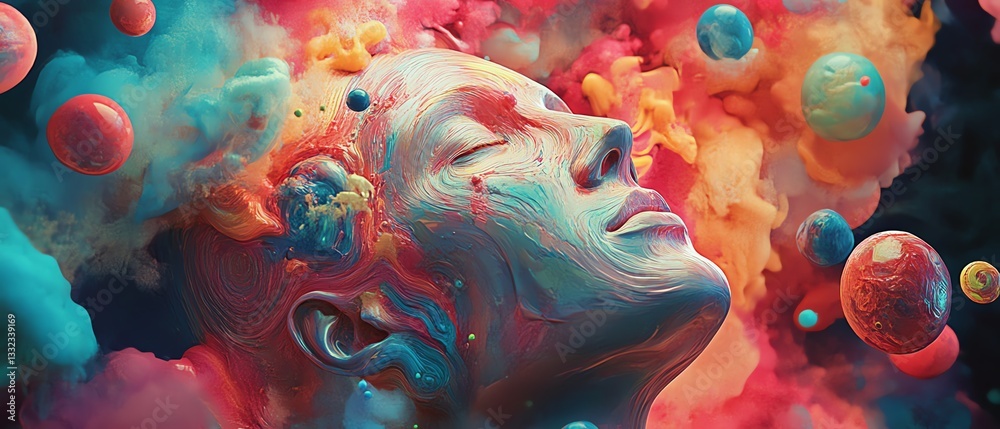 Obraz premium Advertisers use AI to create thousands of ad variations and select the most effective ones.